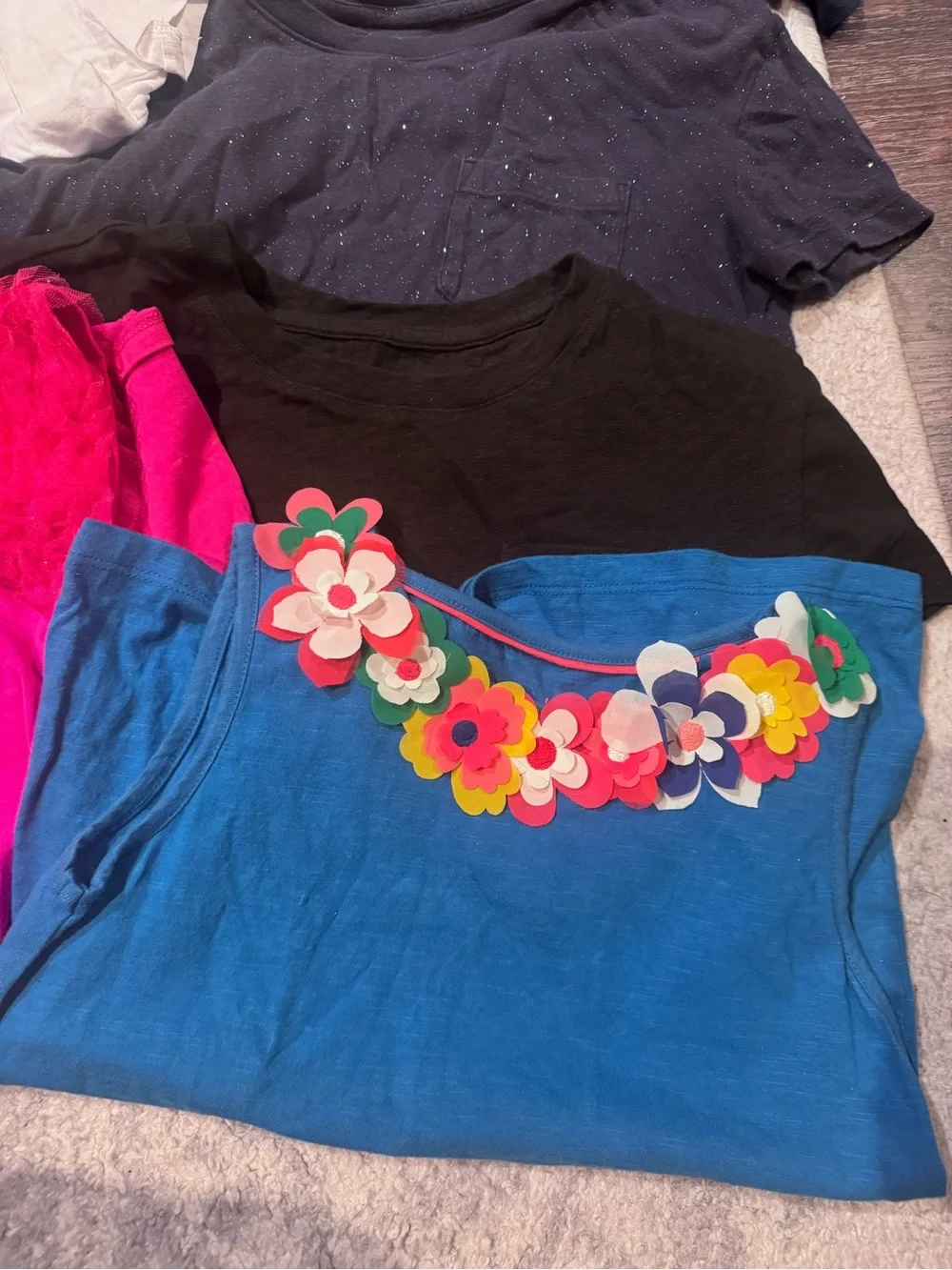 8 piece Mixed Kids Tops & Short Lot  6 Gap 1 Kate Spade 1 Mini Boden